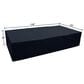 HOMLUX 126" Waterproof Patio Cover with Adjustable Drawstring in Black, , large