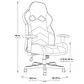 OSP Home Vapor Gaming Chair in Black and Red, , large
