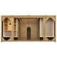 James Martin Vanities Laurent 48" Single Bathroom Vanity in Light Natural Oak with 3 cm Ethereal Noctis Quartz Top and Rectangular Sink, , large