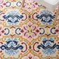 Safavieh Micro-Loop 5" Square Beige and Blue Area Rug, , large