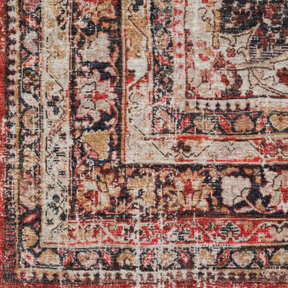 Dalyn Rug Company Jericho 6&#39; Round Garnet Indoor/Outdoor Area Rug, , large