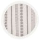 Safavieh Natura NAT851A 6" Round Ivory and Grey Area Rug, , large