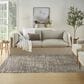 Nourison Sustainable Trends 5"3" x 7"3" Ivory and Grey Area Rug, , large