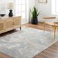 Surya Brunswick Taupe, Gray, Cream, Blue, Light Slate and Seafoam 12" x 15" Area Rug, , large