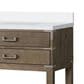 Lexora Home Norwalk 84" Double Bathroom Vanity in Grey Oak with White Cultured Marble Top and Rectangle Sink, , large