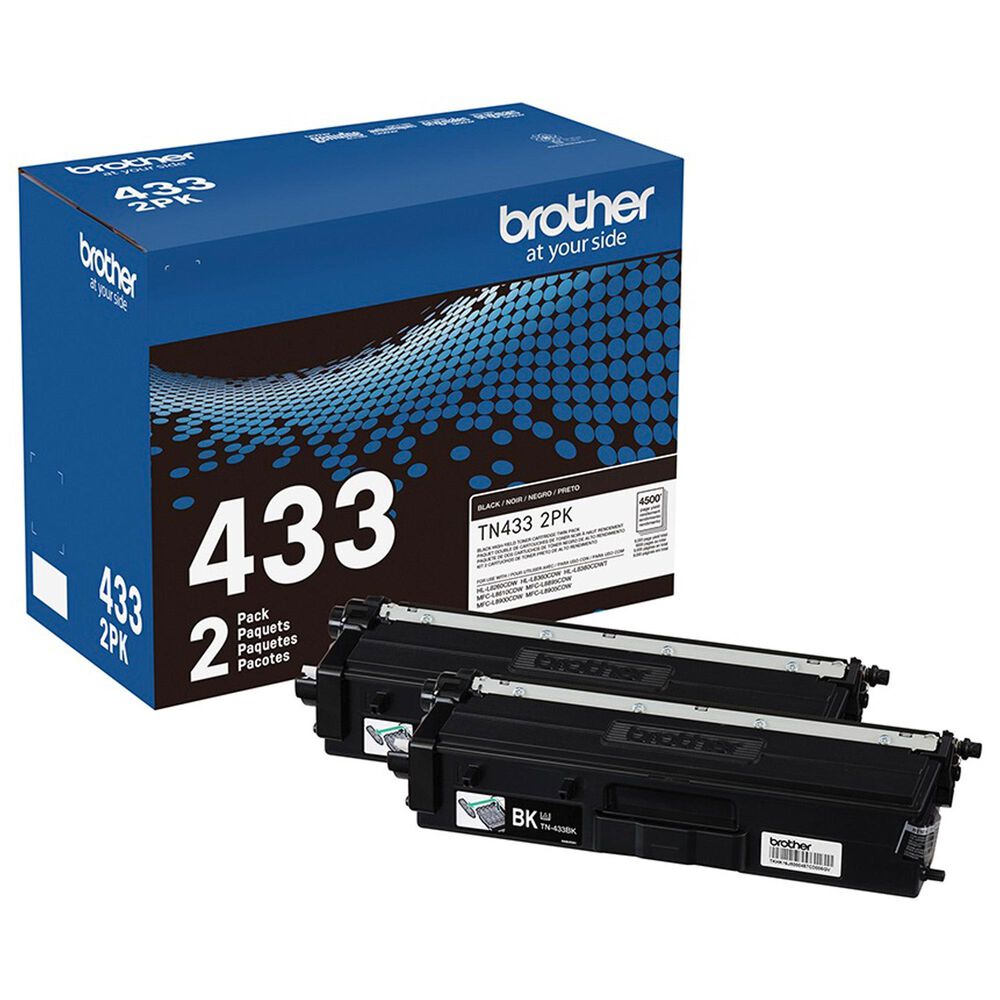 Brother High-Yield Toner Cartridge in Black (2-Pack), , large