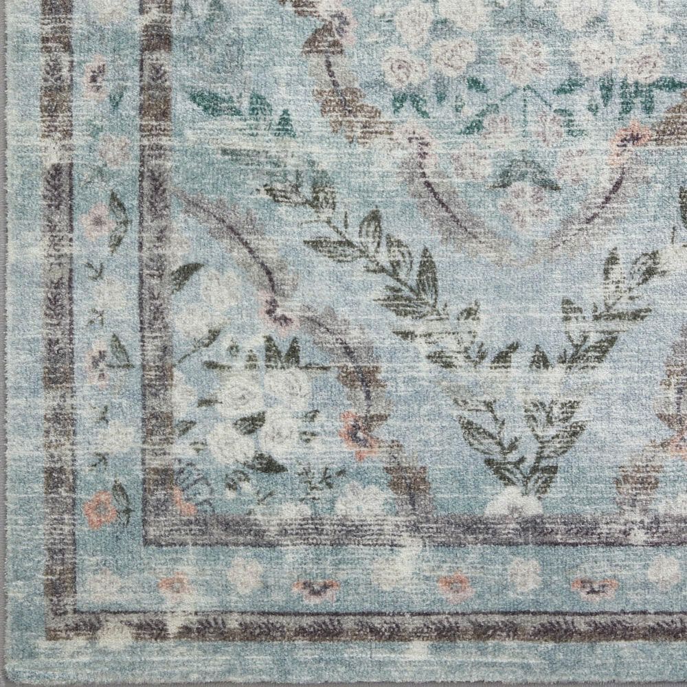 Rifle Paper Co Crafted by Cloth and Company Courtyard 8&#39;6&quot; x 11&#39;6&quot; Chateau Blue Area Rug, , large