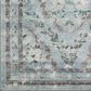 Rifle Paper Co Crafted by Cloth and Company Courtyard 8"6" x 11"6" Chateau Blue Area Rug, , large