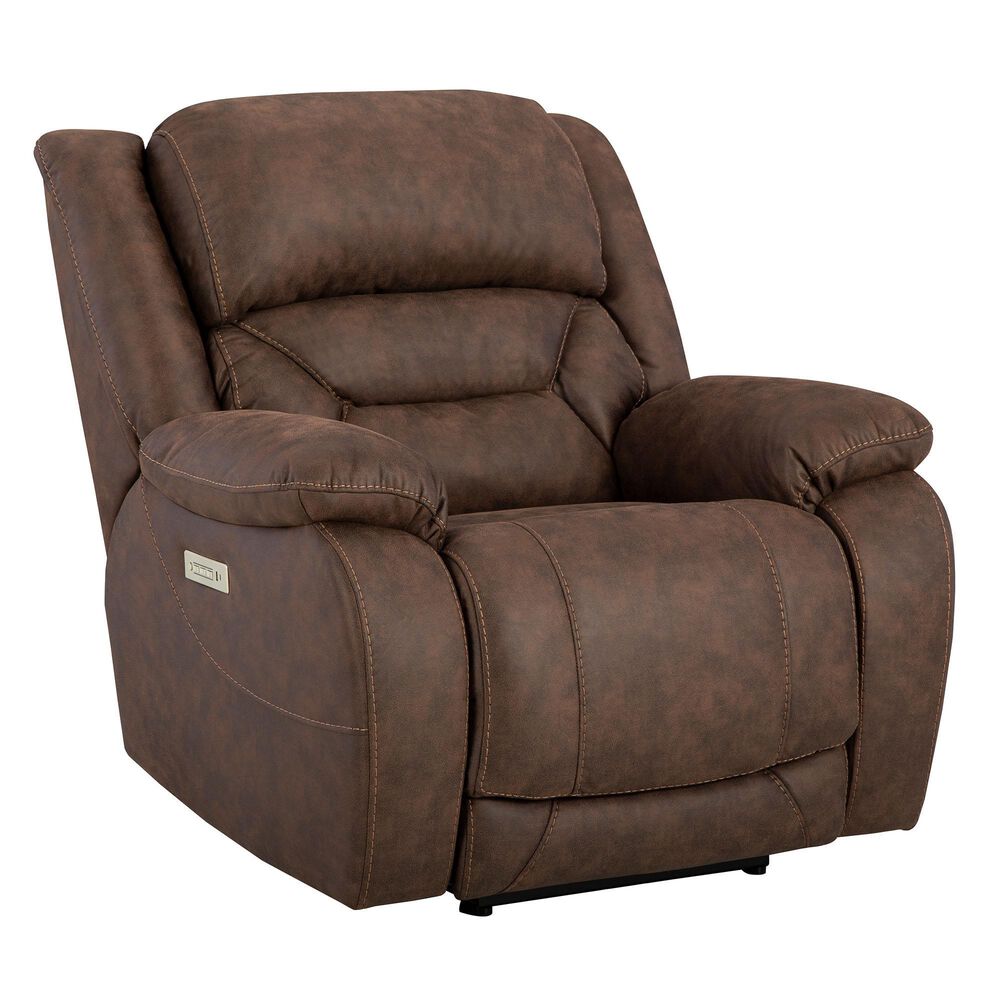 Homestretch Skywalker Power Wall-Saver Recliner in Walnut, , large