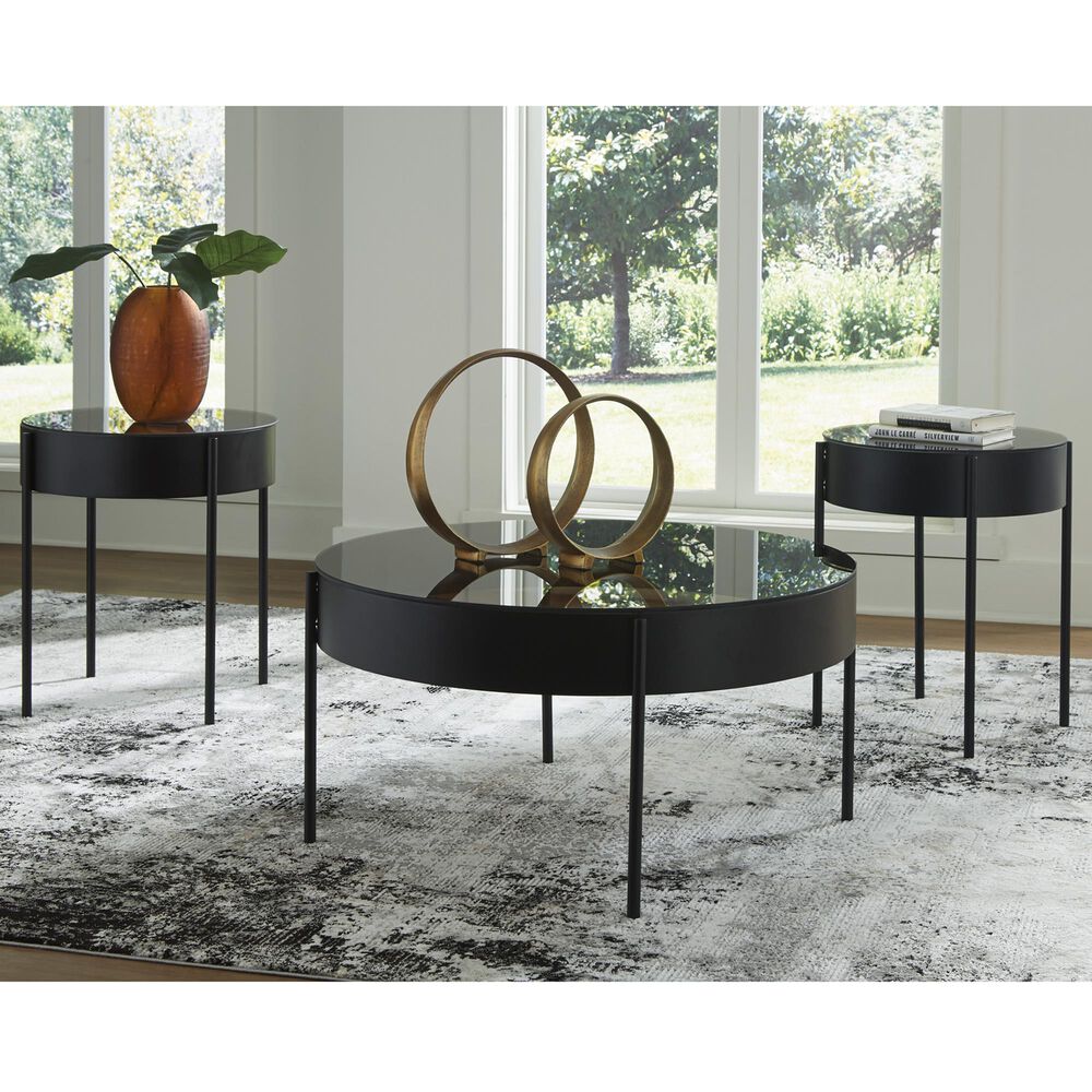 Ashley Ardoline 3-Piece Occasional Table Set in Black, , large