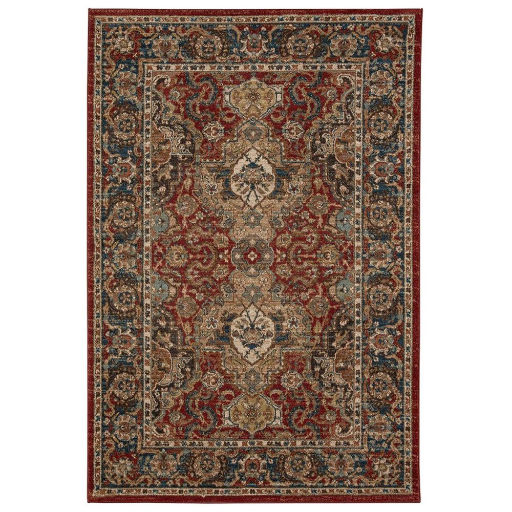 Karastan Spice Market 90938-30048 8" x 11" Garnet Area Rug, , large