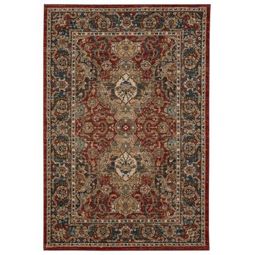 37B Spice Market 90938-30048 8" x 11" Garnet Area Rug, , large