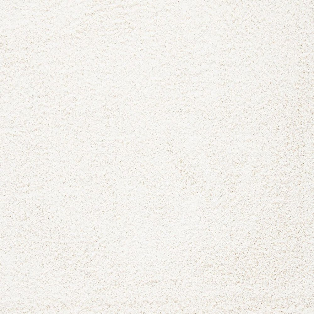 Safavieh Venus Shag 5&#39;3&quot; Round Ivory Area Rug, , large