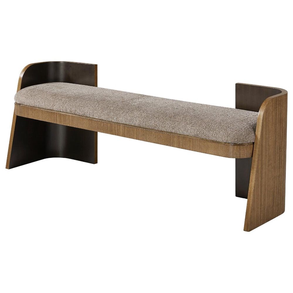 Sterling Timber Calia Upholstered Bench in Eucalyptus, , large