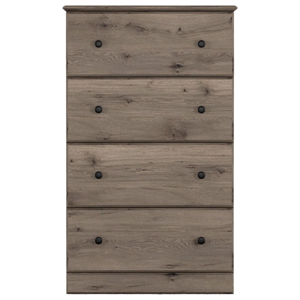 Lemoore Essentials 26" 4-Drawer Chest in Weathered Gray Ash, , large