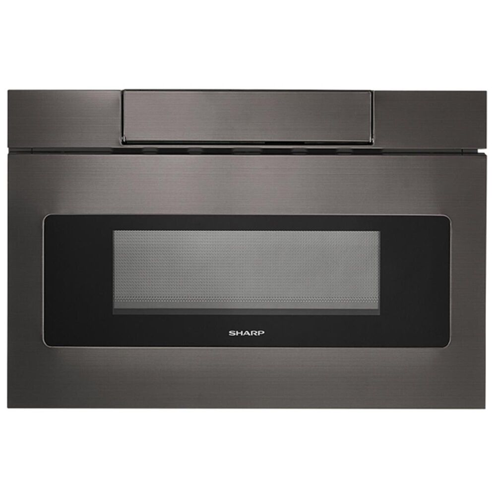 Sharp 24" Flat Panel Microwave Drawer in Black Stainless Nebraska