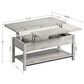 HOMLUX Lift Top Coffee Table in Light Grey, , large