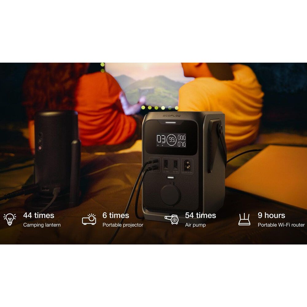 EcoFlow Trail 300 DC Portable Power Station in Black and Grey, , large