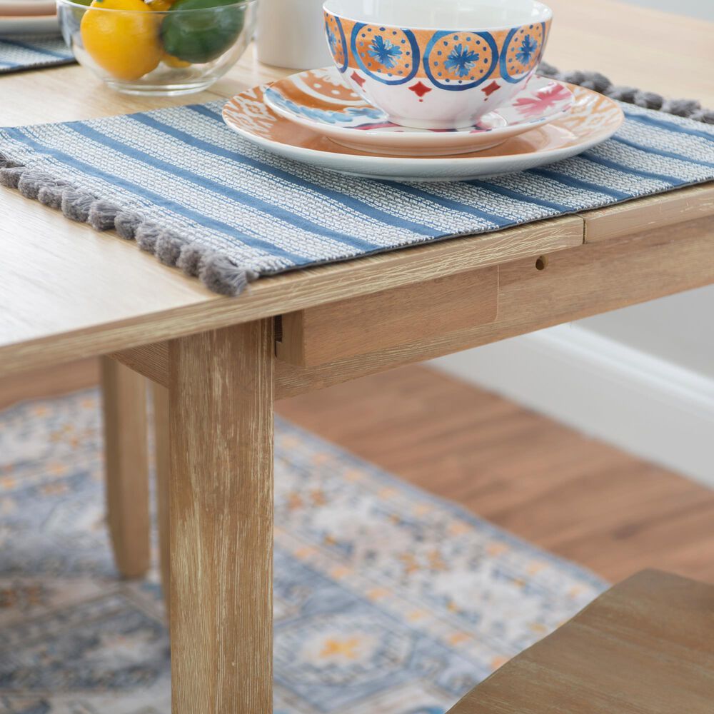 Linon Home Decor Brenton 3-Piece Rectangular Dining Set in Grey Wash, , large