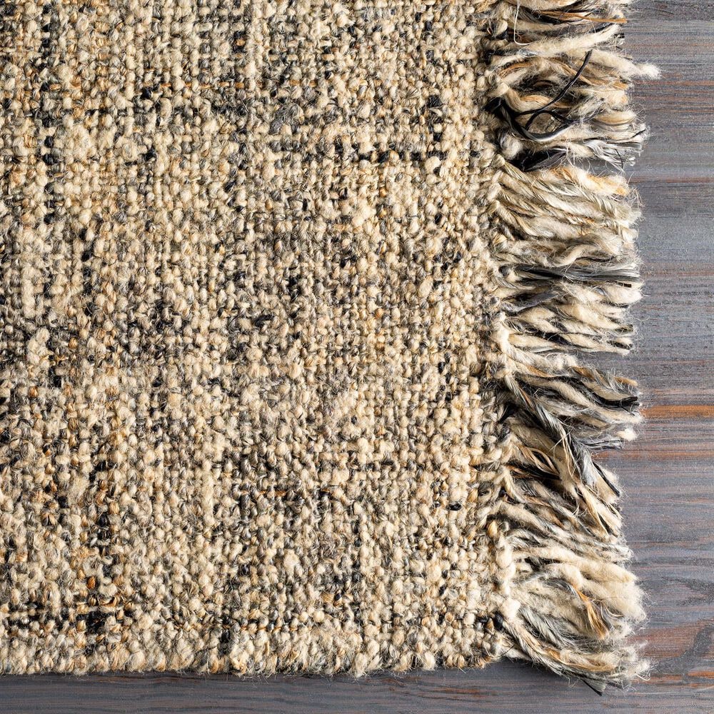 Surya Linden 8&#39; x 10&#39; Gray, Black and Tan Area Rug, , large