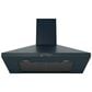 GE Appliances 30" Wall-Mount Pyramid Chimney Hood in Black Stainless Steel, , large