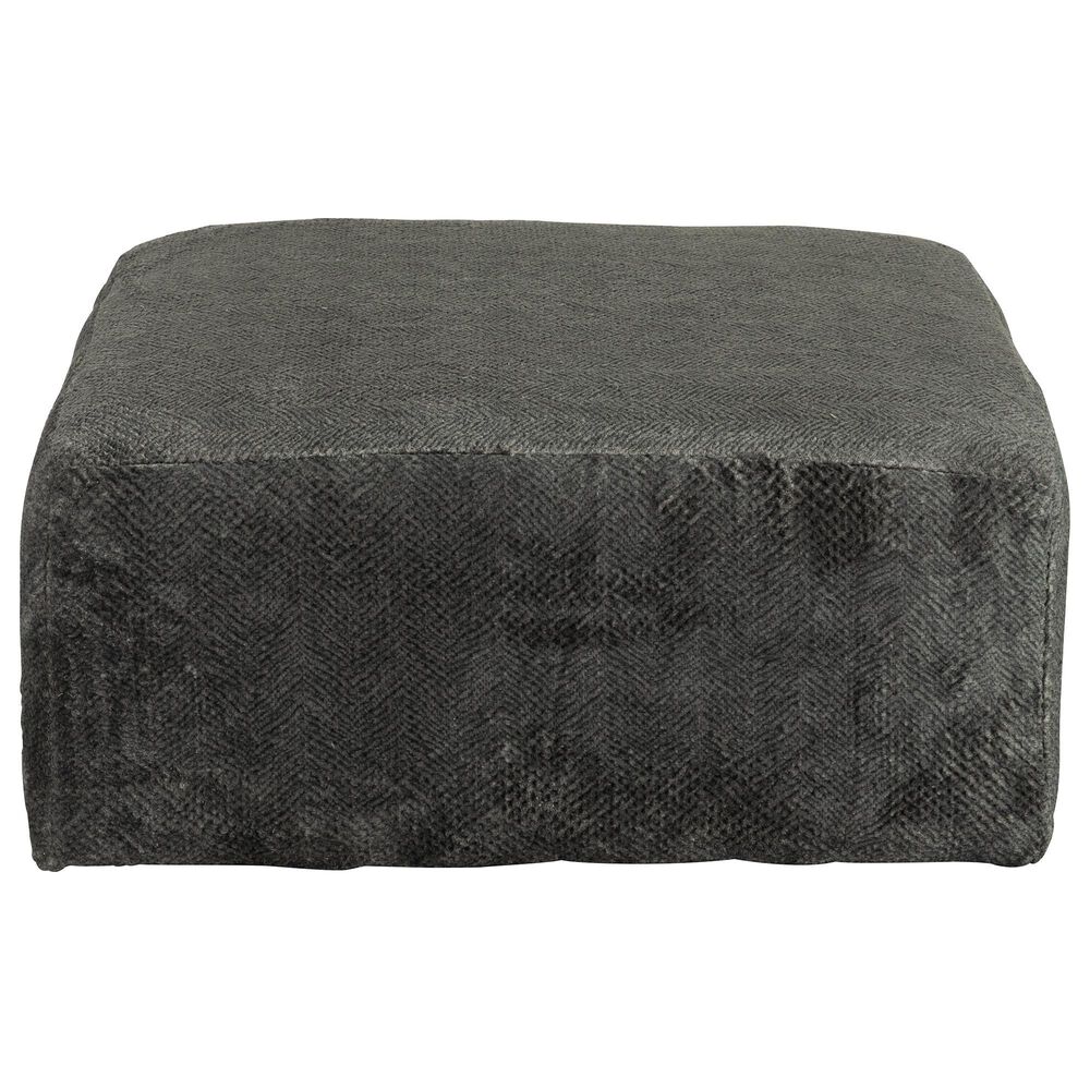 Hartsfield Mammoth 40" Cocktail Ottoman in Smoke, , large