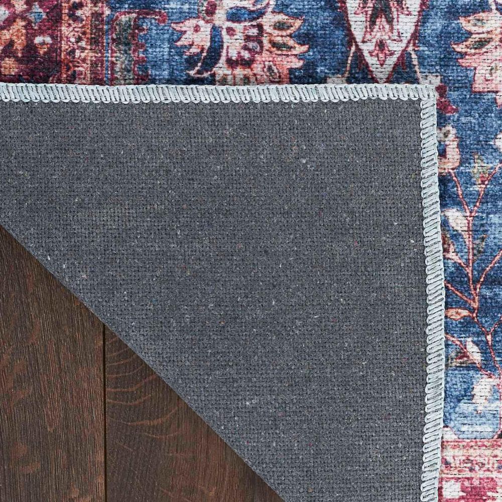 Nourison Grand Washables 2&#39; x 4&#39; Blue Brick Area Rug, , large