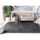 Safavieh August Shag AUG200H 4" x 6" Charcoal Area Rug, , large