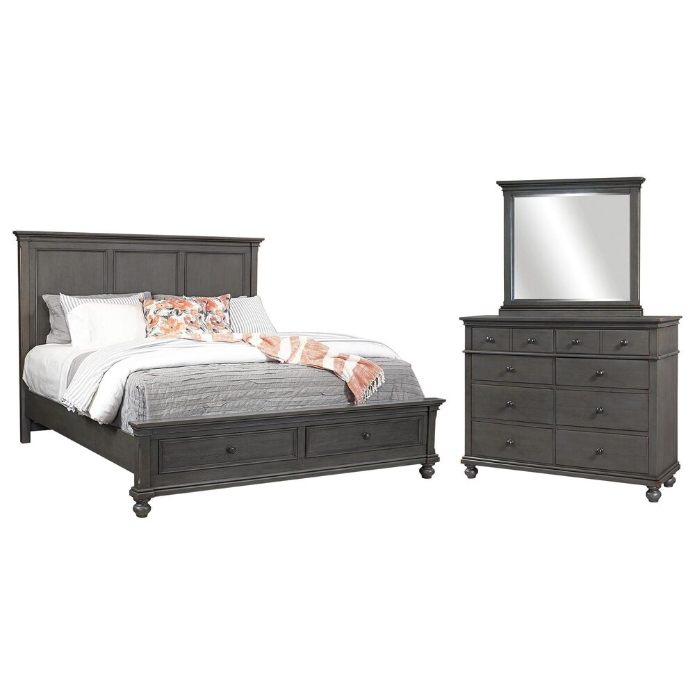 Riva Ridge Oxford 3-Piece Queen Bedroom Set in Peppercorn, , large