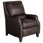 Smith Brothers Leather High-Leg Recliner in Brown, , large