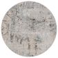 Surya Brunswick BWK-2308 5"3" Round Dusty Sage, Taupe, Light Gray, White, Pale Blue, Olive, Teal and Charcoal Area Rug, , large