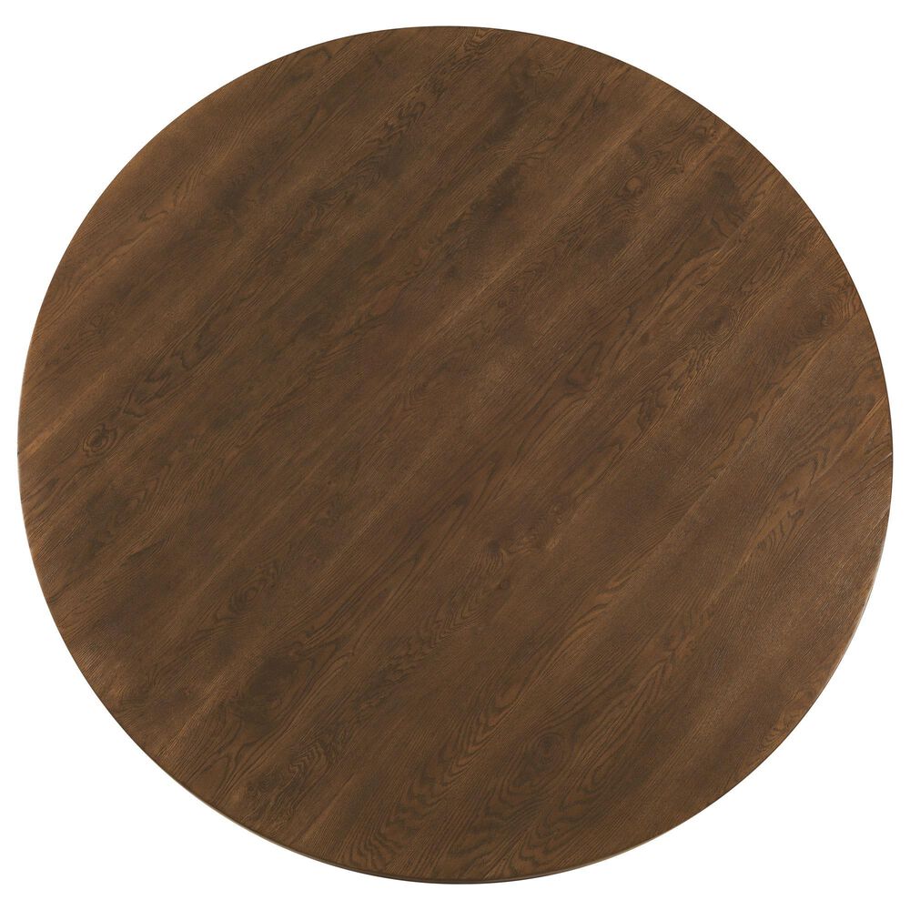 Hooker Furniture Driftwood 7-Piece Round Dining Set in Burnt Timber and Worn Saddle, , large