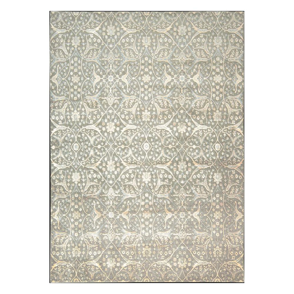 Nourison Luminance LUM08 9'3" x 12'9" Steel Area Rug, , large