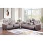 Titanic Furniture Power Reclining Loveseat with Power Headrest in Brown, , large
