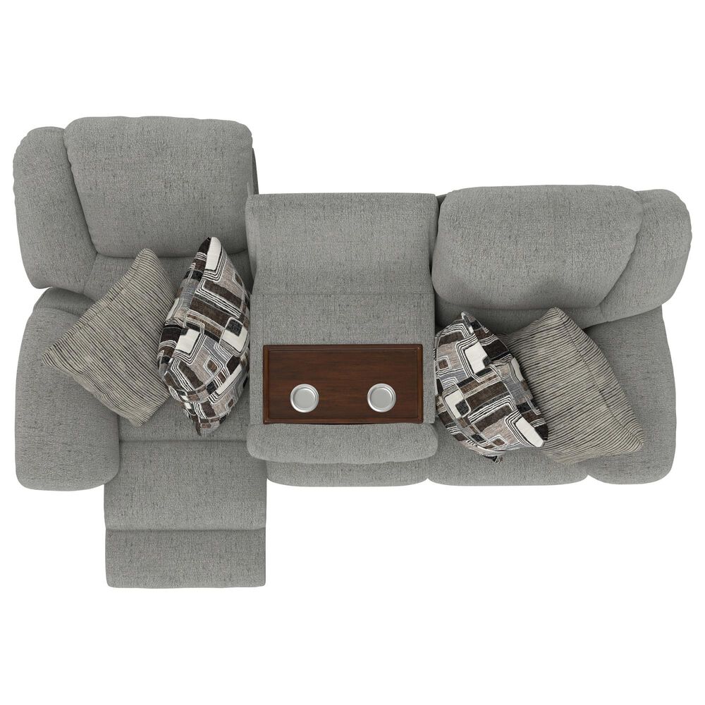 Catnapper Trifecta Manual Reclining Sofa with Drop Down Table in Nature, , large