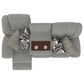 Catnapper Trifecta Manual Reclining Sofa with Drop Down Table in Nature, , large