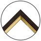 Wendover Art American Destinations 1 41.5" x 31.5" Wall Art in Distressed Black and Gold, , large