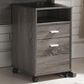 Living Essentials File Cabinet in Distressed Grey, , large