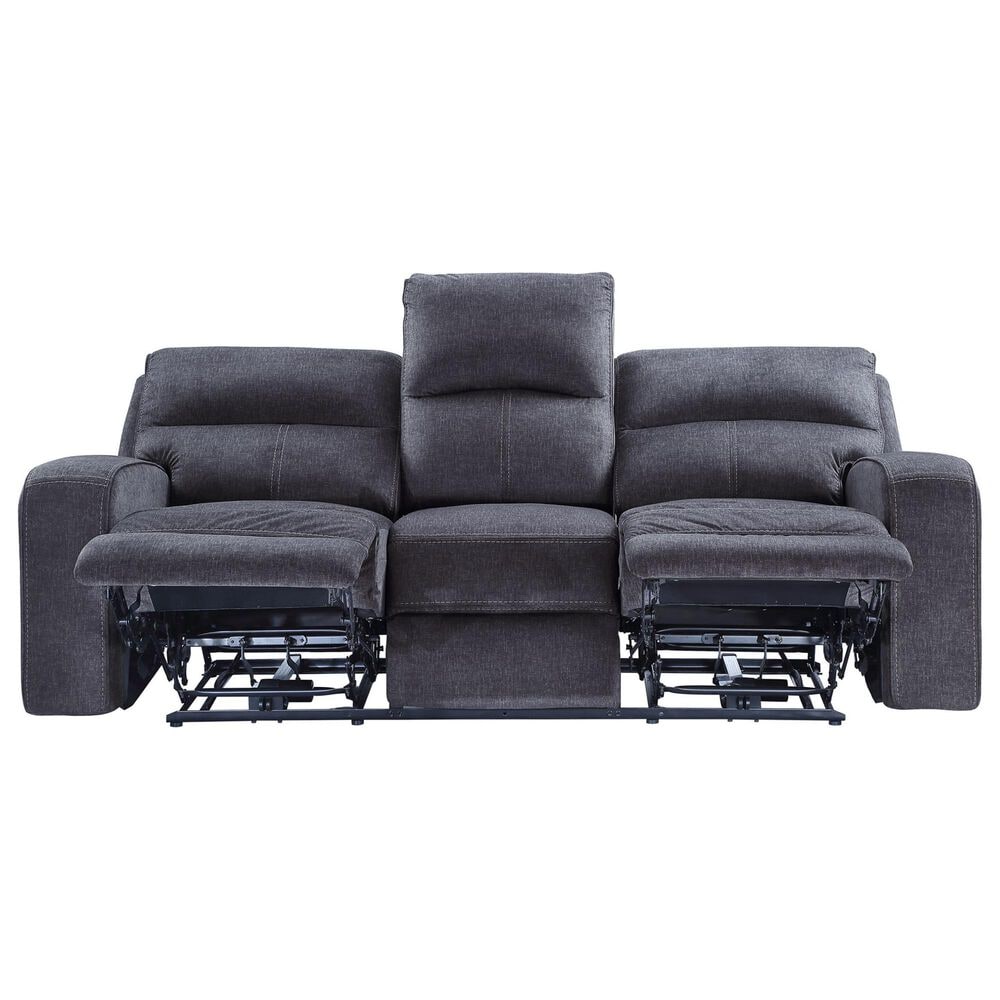 Steve Silver Lovell Power Reclining Sofa in Charcoal, , large