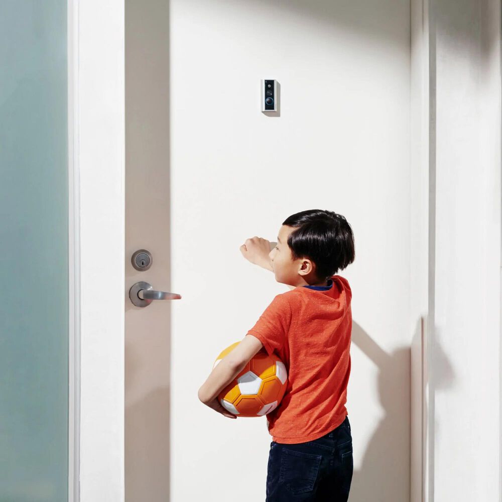 Ring Peephole Camera - Video Doorbell in Satin Nickel, , large