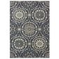 Oriental Weavers Richmond 008E3 5"3" x 7"6" Navy and Ivory Area Rug, , large