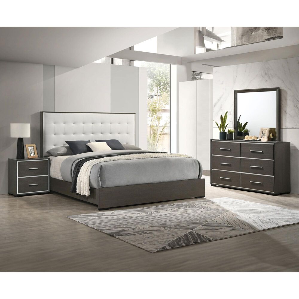 Crown Mark Dresser and Mirror, , large