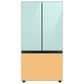 Samsung Bespoke Bespoke 3-Door French Door Refrigerator Top Panel in Morning Blue Glass, , large