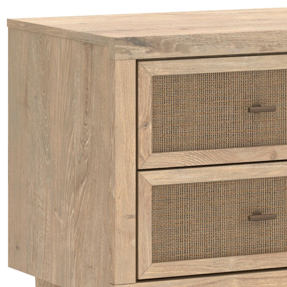 Ashley Cielden 72" XL TV Stand in Oak and Beige, , large