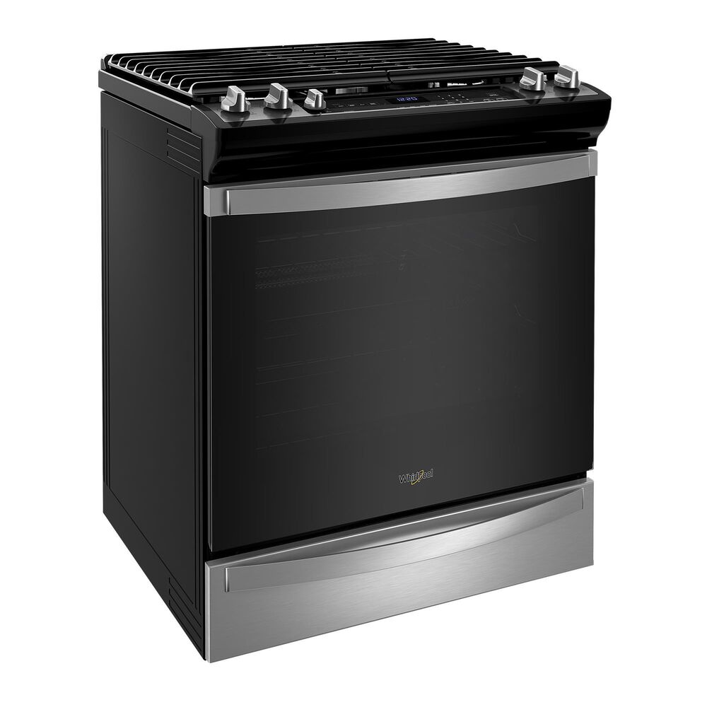 Whirlpool 5.8 Cu. Ft. Gas Range 7-in-1 Air Fry Oven in Fingerprint Resistant Stainless Steel, , large