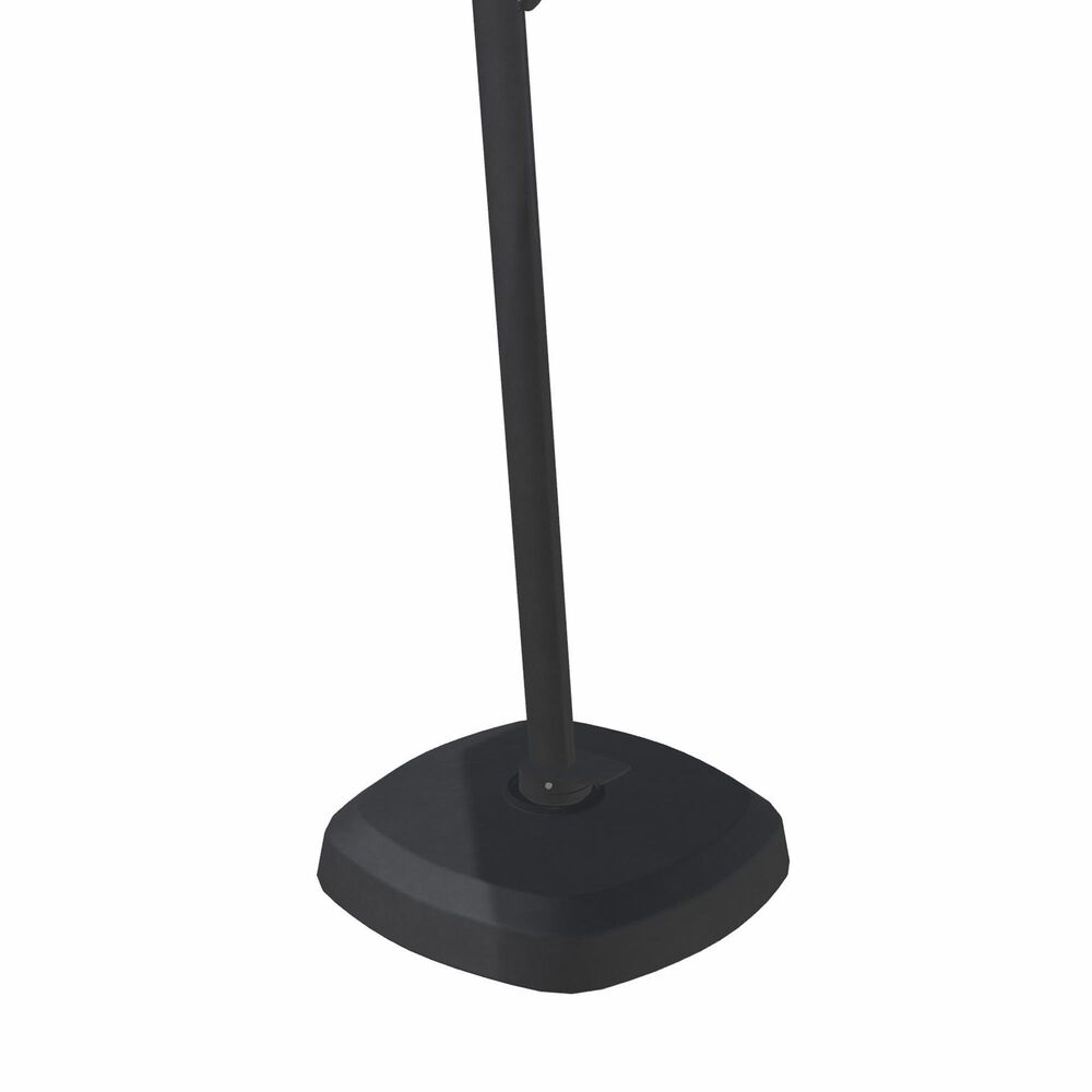 Garden Party Starlux AKZ Plus 11" Octagon Cantilever Umbrella with Black Base in Richmond Stone Stripe, , large