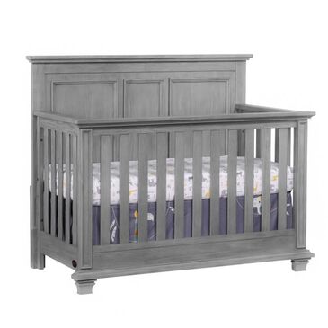 Oxford Baby 4- In- 1 Convertible Crib in Gray, , large