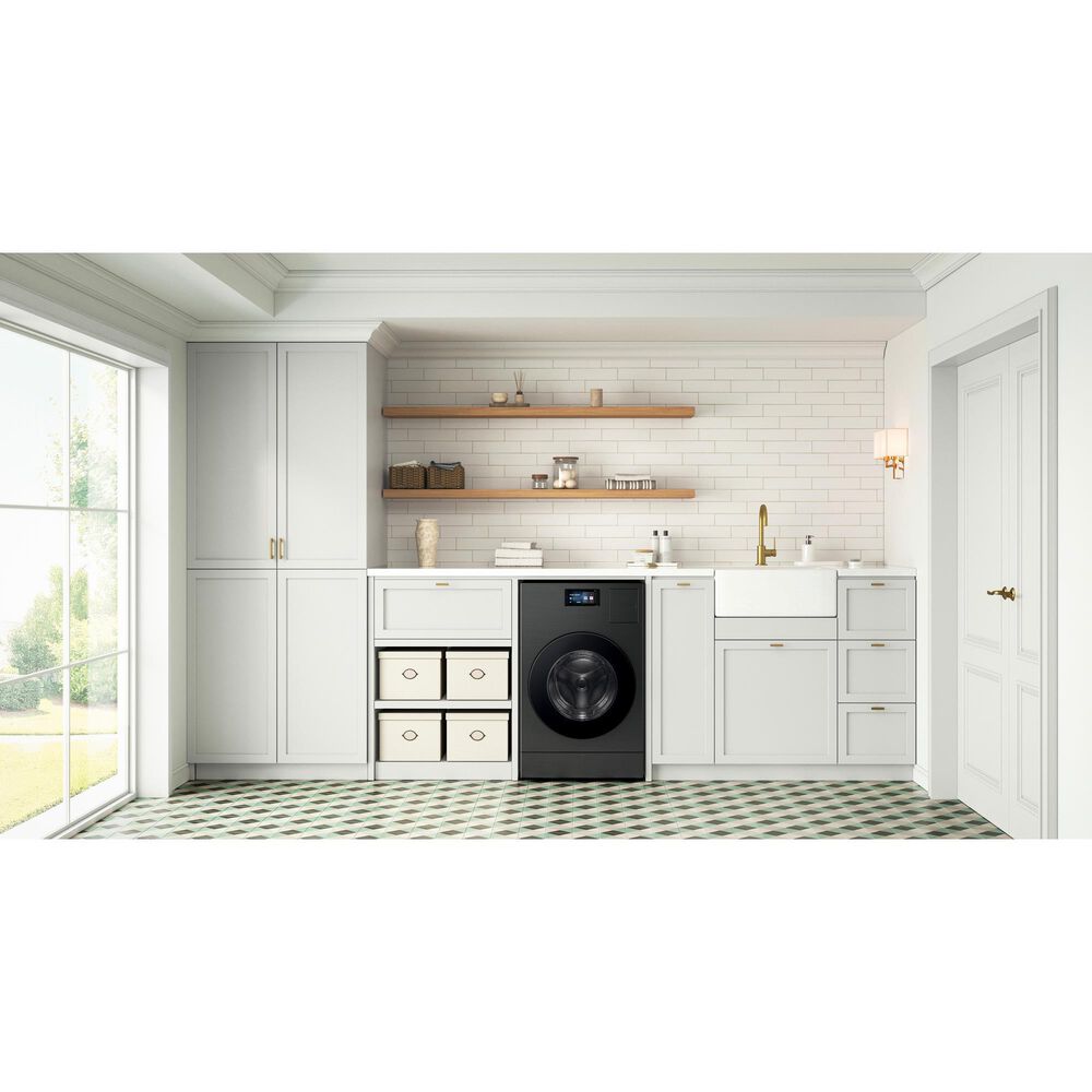 Samsung 5.3 Cu Ft. Bespoke AI Vented Laundry Combo All-in-One Ultra Capacity Washer and Electric Dryer with AI Home in Brushed Black, , large