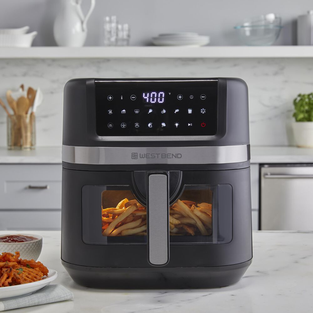 West Bend Air Fryer with 13 One-Touch Presets in Black, , large