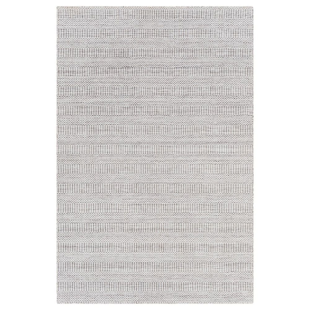 Surya Hickory 8" x 10" Light Beige, Gray and Charcoal Area Rug, , large